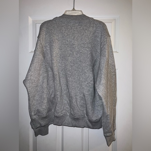 Gymshark Rest Day Cotton Contour Pullover in Gray Size Medium New with tag - Picture 5 of 10